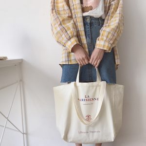 Timeless Elegance: Japanese Canvas Handbag